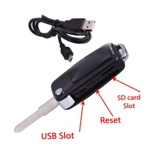 Keychain Secret Spy Camera Full HD 1080p Video and Audio Indoor Outdoor Recorder