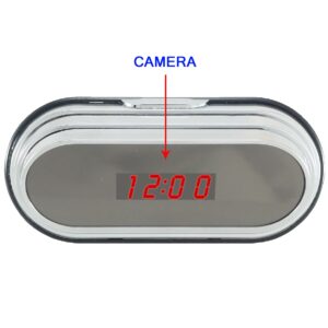 HD Quality Audio/Video Recording Digital Table Clock Spy Camera. While Recording no Light Flashes .Remote Operating. 32gb Memory supportable