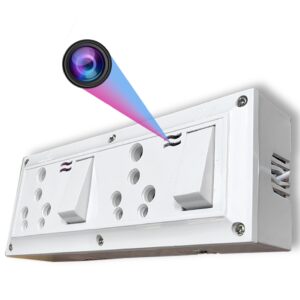 HD Camera WiFi Multi Plug Hidden Camera with 32GB MicroSD Card Inbuilt with Live Feed WiFi Indoor Security Camera 1080P HD. Motion Detection.