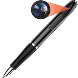 4k Pen Camera 1920px 1080px HD Video & Audio Recording Mini Slim Body Camera Black
